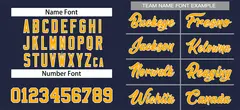 Navy Yellow-Gray Authentic Classic Baseball Jersey 3