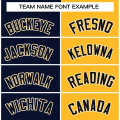 Navy Yellow Two Tone Split Varsity Full-Snap Letterman Jacket 5