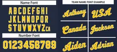 Navy Yellow-White Classic Sets Basketball Uniform Jersey 4