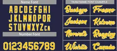 Navy Yellow-White Heal Classic Basketball Jersey Sets 4