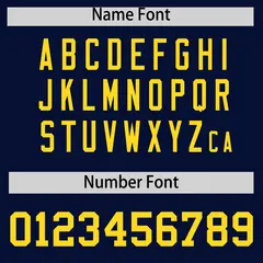 Navy Yellow Wind Mark Graffiti Pattern Baseball Jersey 4