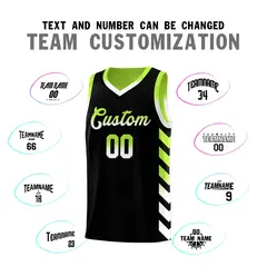 Neon Greed Reversible Basketball Kits Side Arrow Gradient 4