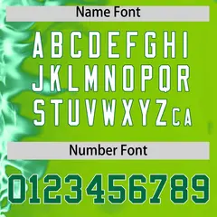 Neon Green 3D Flame Full-Zip Varsity Letterman Bomber Jacket 4