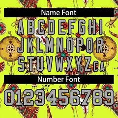 Neon Green 3D Graffiti Pattern Baseball Jersey 4