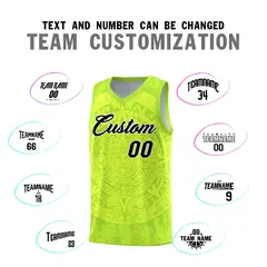 Neon Green Aztec Sun Stone Graffiti Basketball Jersey 4