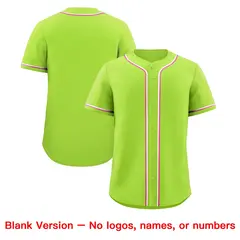 Neon Green Baseball Jersey Moisture-Wicking Team Uniform 8