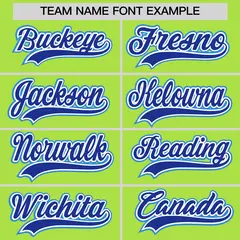 Neon Green Baseball Jersey Moisture-Wicking Team Uniform 6