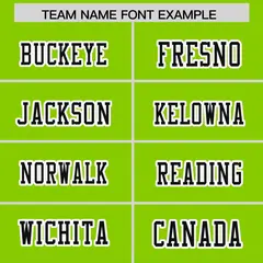 Neon Green Black Gradient Side Pattern Football Jersey 3