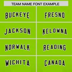 Neon Green Black Gradient Vertical Stripe Football Jersey 3