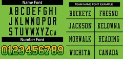 Neon Green Black-Neon Green Gradient Outdoor Football Jersey 3