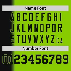 Neon Green Black Pinstripe Gradient Baseball Jersey 4