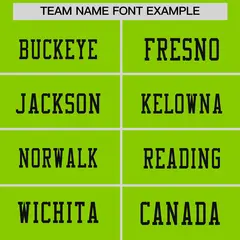 Neon Green Black Sequin Lettering Breathable Football Jersey 3