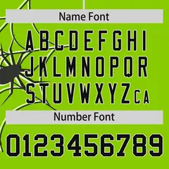 Neon Green Black Spider Web Raglan Sleeves Baseball Jersey 4