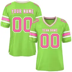 Neon Green Classic Authentic Football Jersey 1