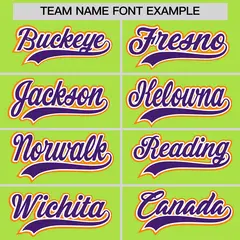 Neon Green Classic Baseball Jersey Lightweight Team Uniform 6