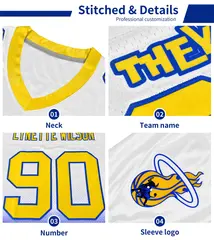 Neon Green Gold Gold-Black Gradient Outdoor Football Jersey 5