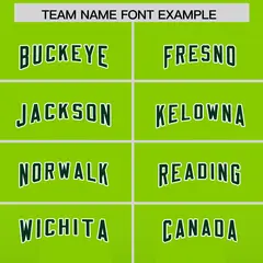 Neon Green Green Gradient Vertical Stripe Football Jersey 3