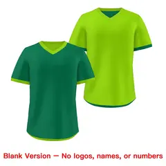 Neon Green Kelly Green Reversible Pullover Baseball Jersey 9
