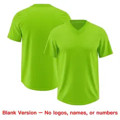 Neon Green Light Pink Sequin Lettering Football Jersey 7