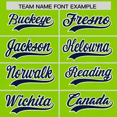 Neon Green Navy American Flag Raglan Baseball Jersey 3