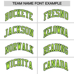 Neon Green Navy Faux Leather Letterman Jacket Raglan Full-Snap 3
