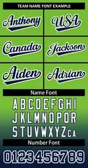 Neon Green Navy Navy-White Gradient Two-Button Softball Jersey 3