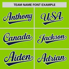 Neon Green Navy Raglan Sleeves Pullover Baseball Jersey 3