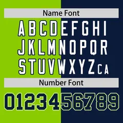 Neon Green Navy Two Tone Striped Authentic Baseball Jersey 4