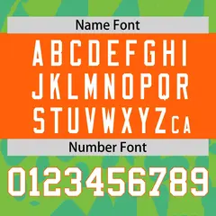Neon Green Orange-Aqua Raglan Sleeves Camo Football Jersey 4