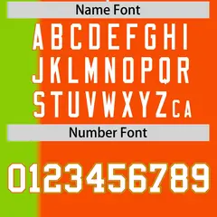 Neon Green Orange Gradient Stripe Two-Button Softball Jersey 4