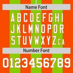 Neon Green Orange Thick Stripe Authentic Baseball Jersey 4