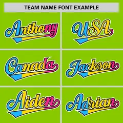 Neon Green Pansexuality Pride Month Baseball Jersey 3