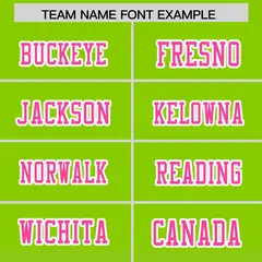 Neon Green Pink Gradient Side Pattern Football Jersey 3