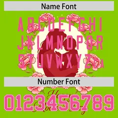 Neon Green Pink Mother's Day Baseball Jersey 3