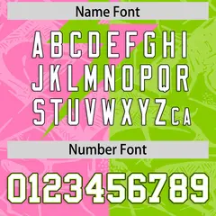 Neon Green Pink Split Lightning Pattern Football Jersey 4