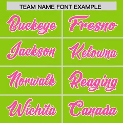Neon Green Powder Blue and Pink Gradient Sides Football Jersey 3
