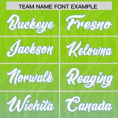 Neon Green Powder Blue Gradient Outdoor Football Jersey 3