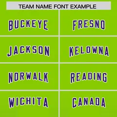 Neon Green Purple Gradient Vertical Stripe Football Jersey 3