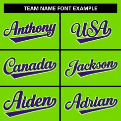 Neon Green Purple-White Color Block Varsity Baseball Jacket 5