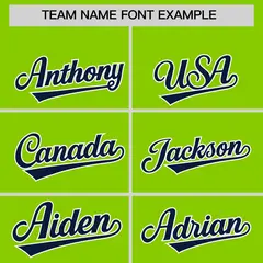 Neon Green White American Flag Raglan Baseball Jersey 15