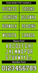 Neon Green White-Black Football Jersey 5