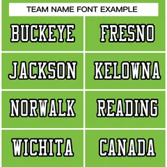 Neon Green White-Black Football Jersey 3