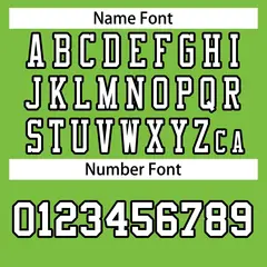 Neon Green White-Black Football Jersey 4