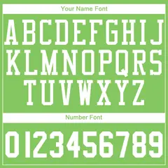 Neon Green White Classic Basketball Jersey Set 4