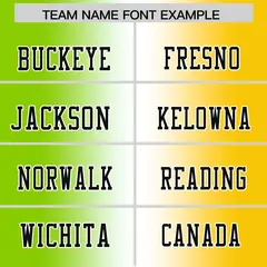 Neon Green White-Gold Gradient Football Jersey 3