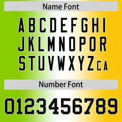 Neon Green White-Gold Gradient Football Jersey 4