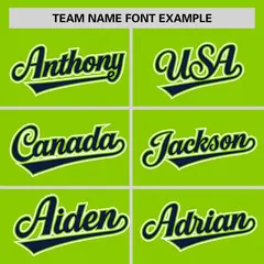 Neon Green White Half Stripe Authentic Baseball Jersey 3