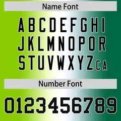Neon Green White-Kelly Green Gradient Football Jersey 4