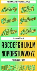 Neon Green Yellow Gradient Fashion Sets Basketball Jersey 4