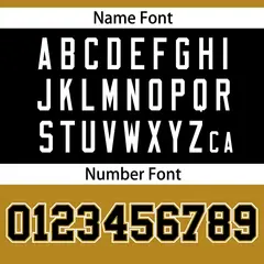 Old Gold-Black Raglan Sleeves Football Jersey 4